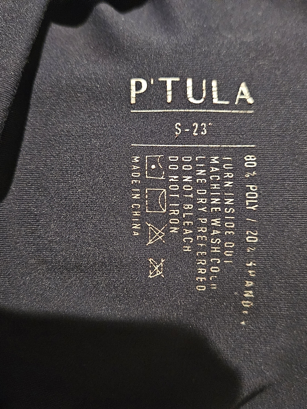 P'tula Sweeney Navy 23' Legging - Picture 2 of 2